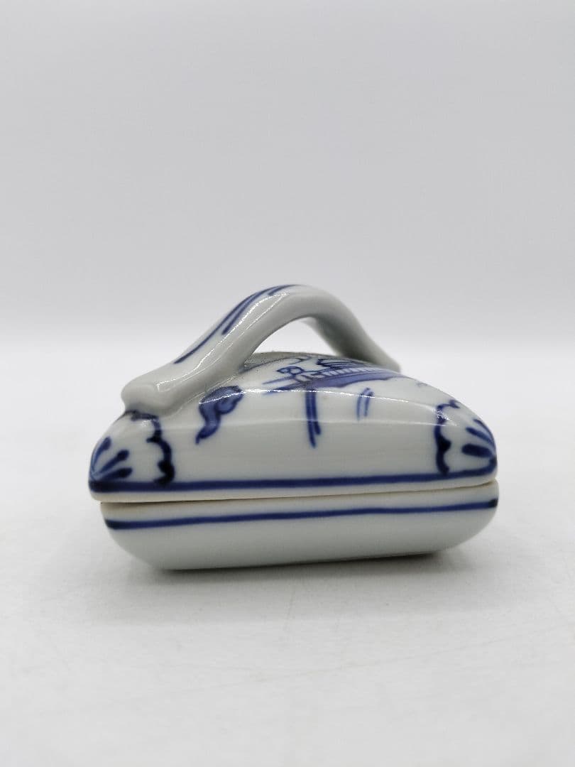 c786 【新品・未使用】香合 隅田川 林淡幽 木箱 茶道具
