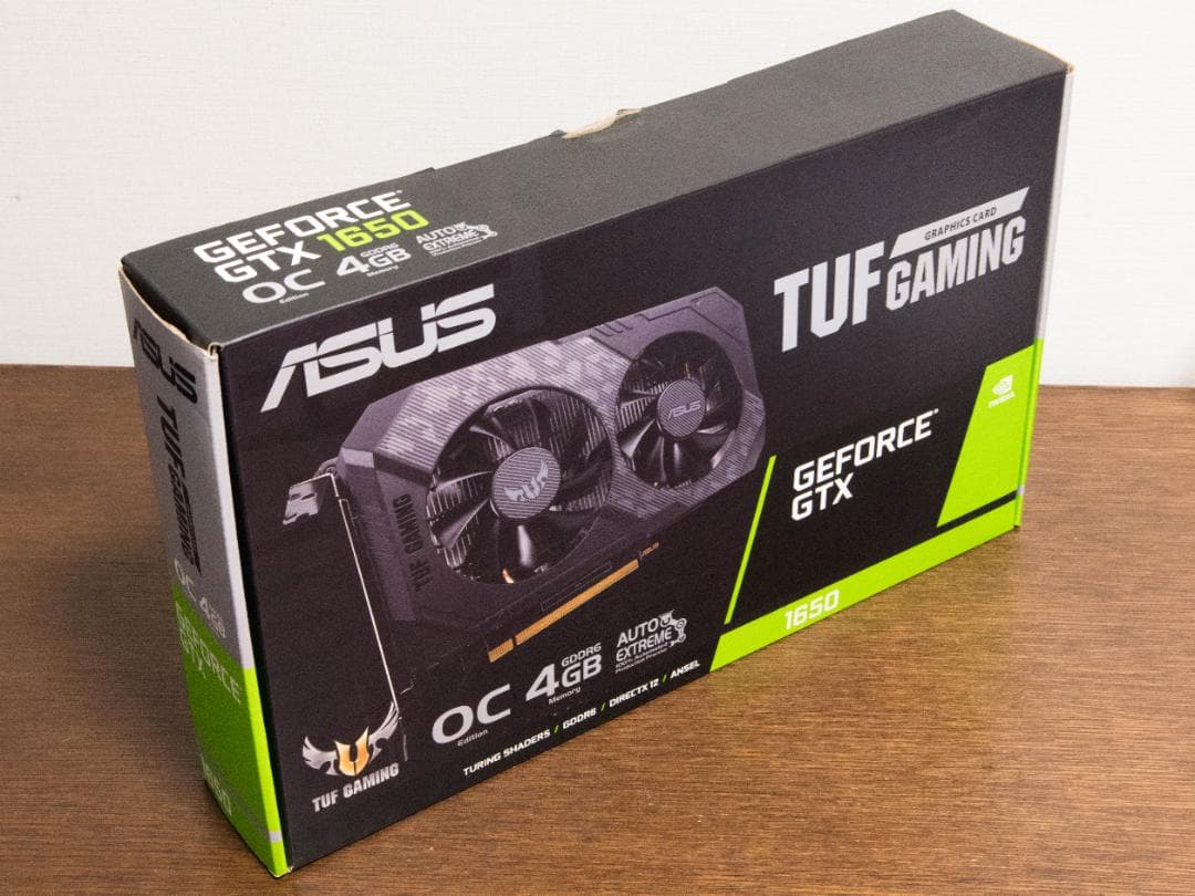 ASUS TUF-GTX1650-O4GD6-P-GAMING (要補助電源）