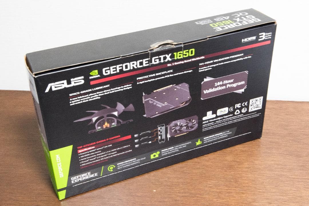 ASUS TUF-GTX1650-O4GD6-P-GAMING (要補助電源）