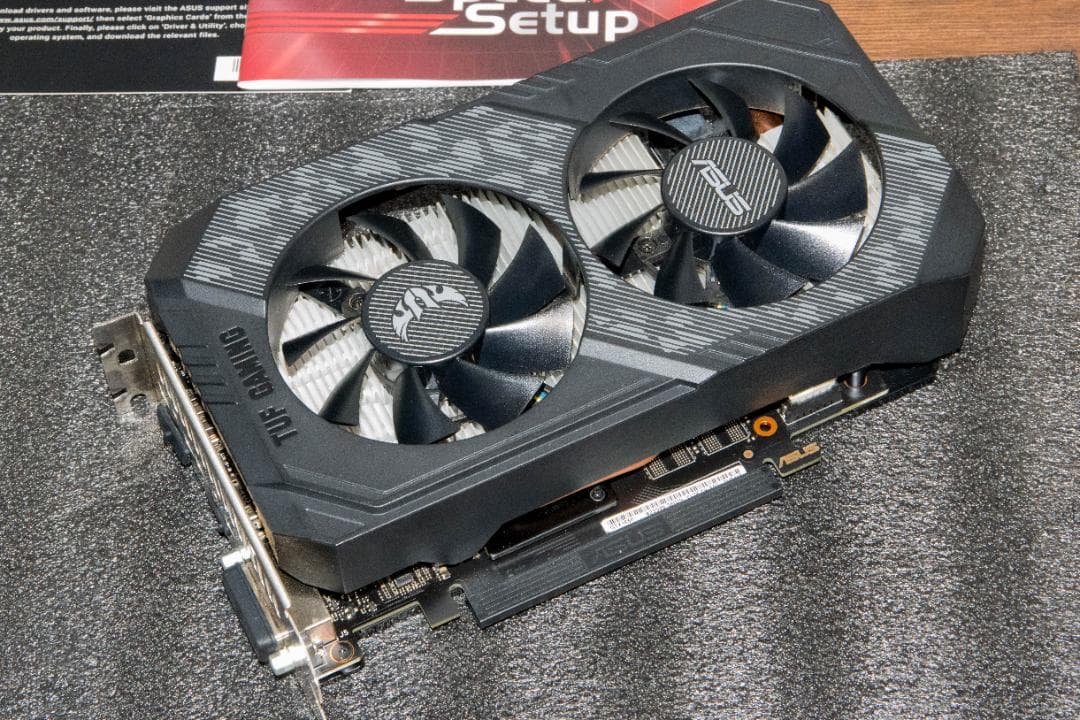 ASUS TUF-GTX1650-O4GD6-P-GAMING (要補助電源）