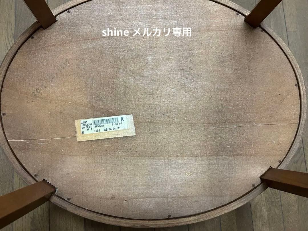 【イタリア製】ドイツ購入品　アンティーク　コレクション　テーブル　オーバル