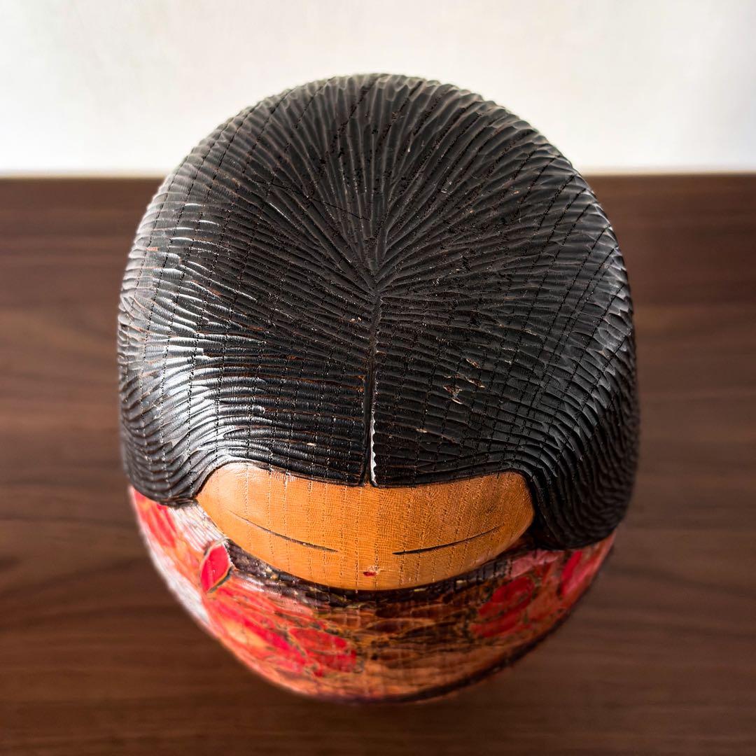 稀少 特大 関口 東亜 Toa 創作 こけし kokeshi 人形 美しい