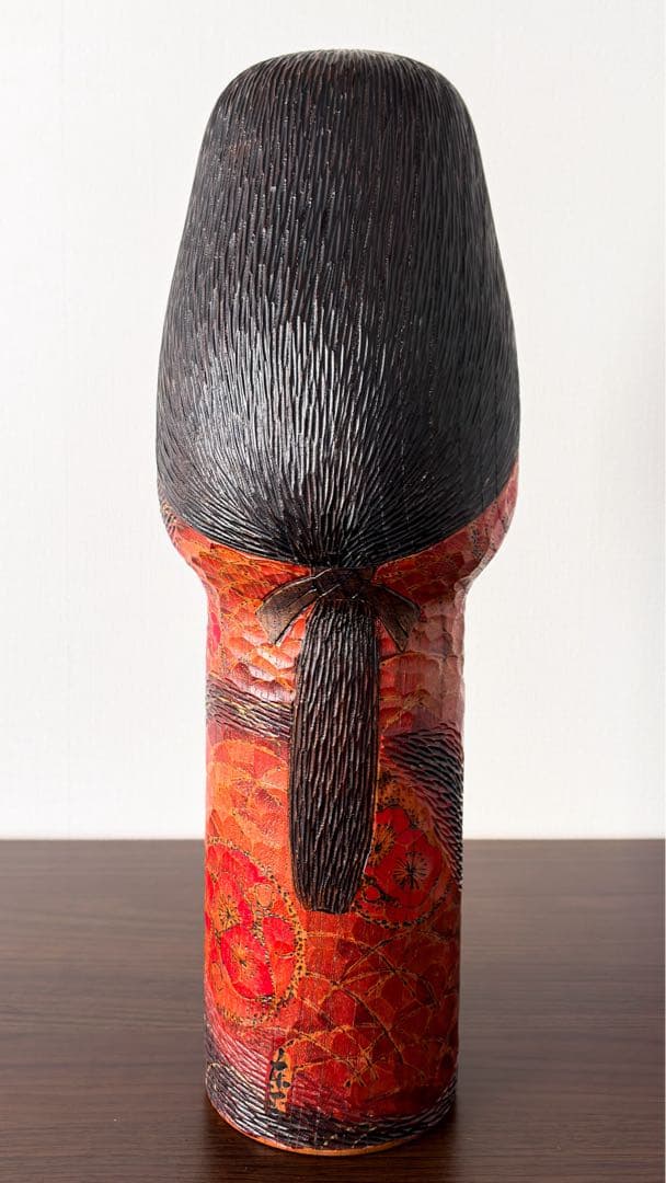 稀少 特大 関口 東亜 Toa 創作 こけし kokeshi 人形 美しい