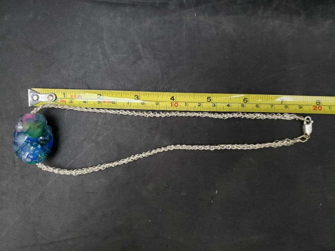 とんぼ玉　ネックレス　手作り　アクセサリー　ハンドメイド