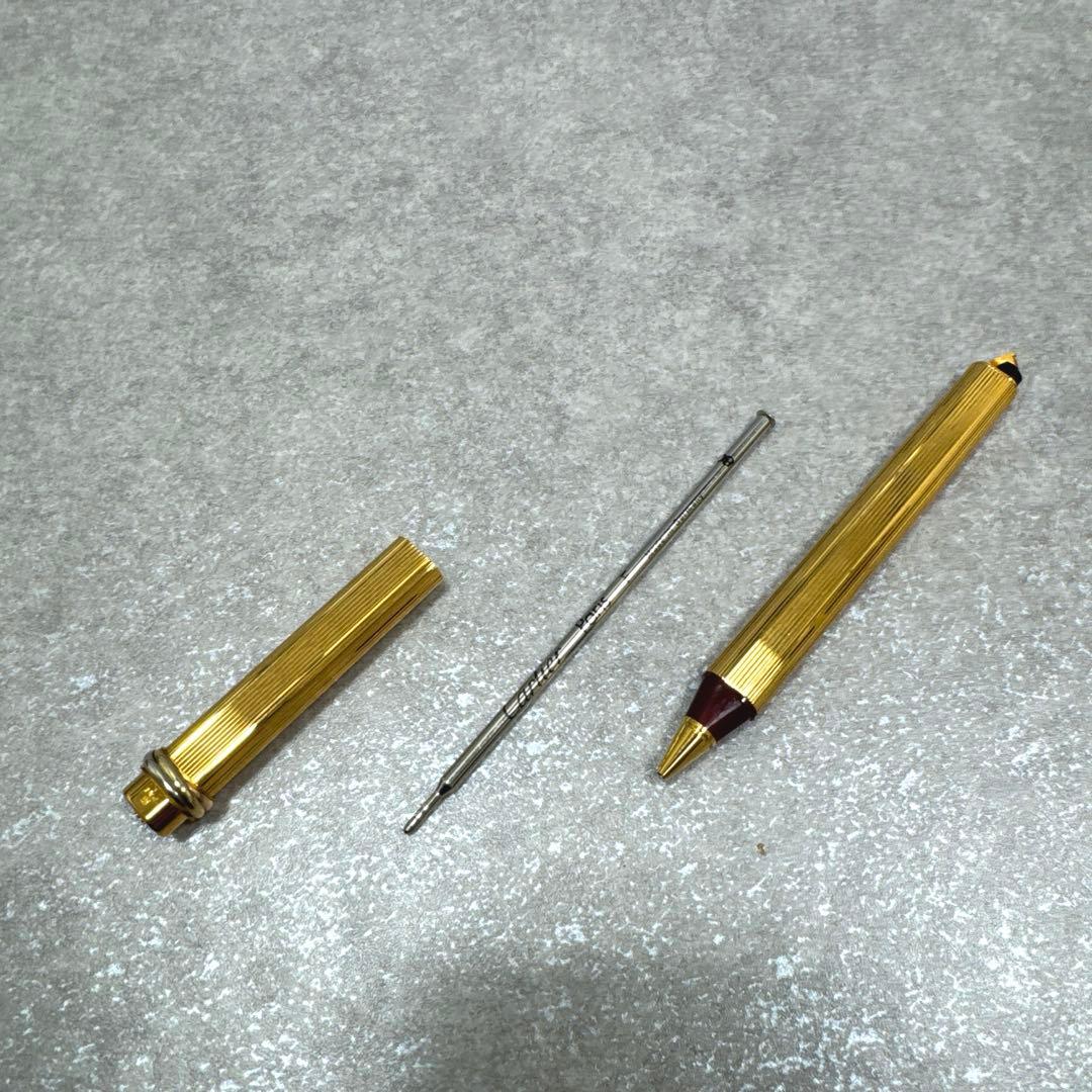 Cartier カルティエ トリニティ キャップ式 ゴールド ボールペン
