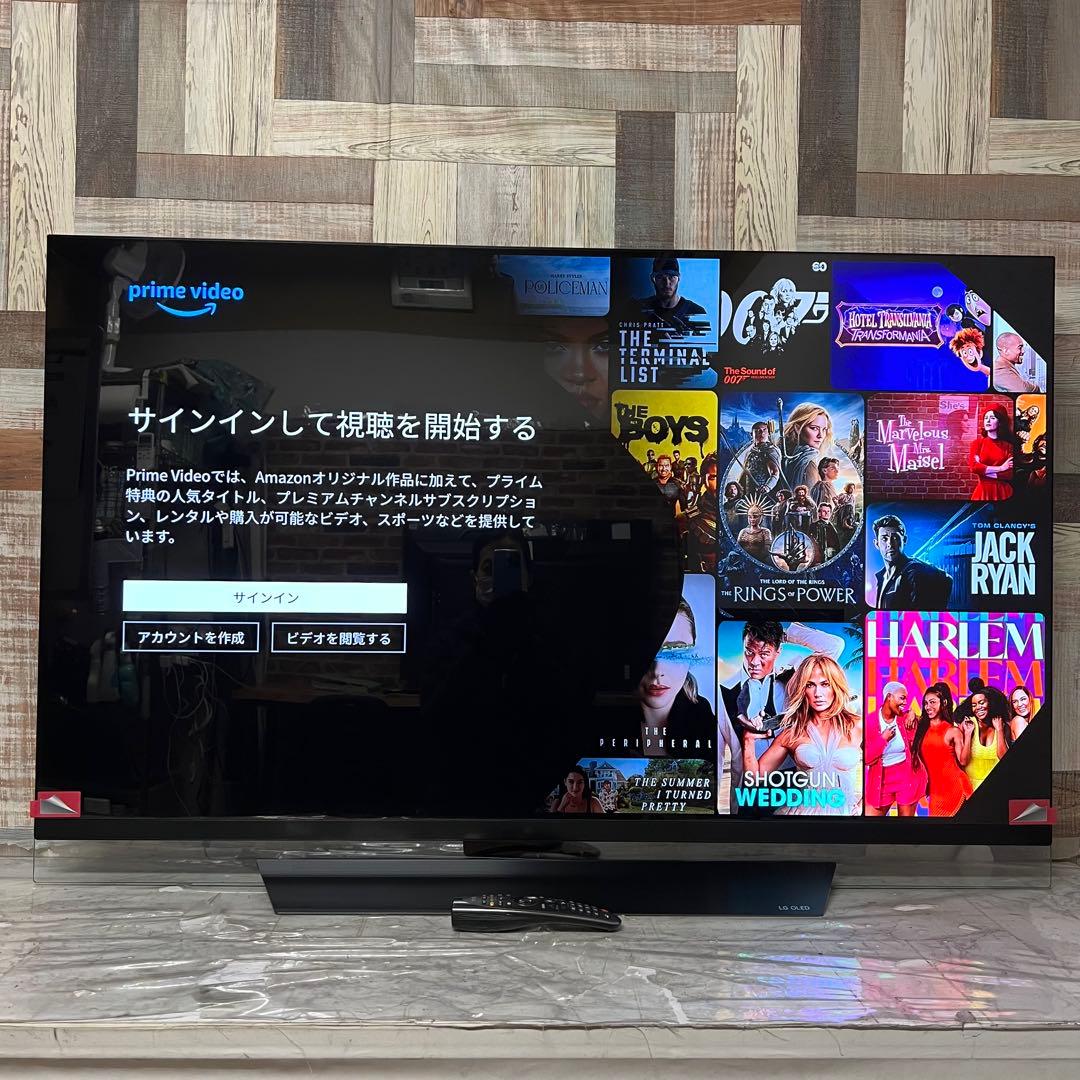 全国送料込❣️ LG 55V型 有機EL テレビ 4K 動画アプリ多数搭載