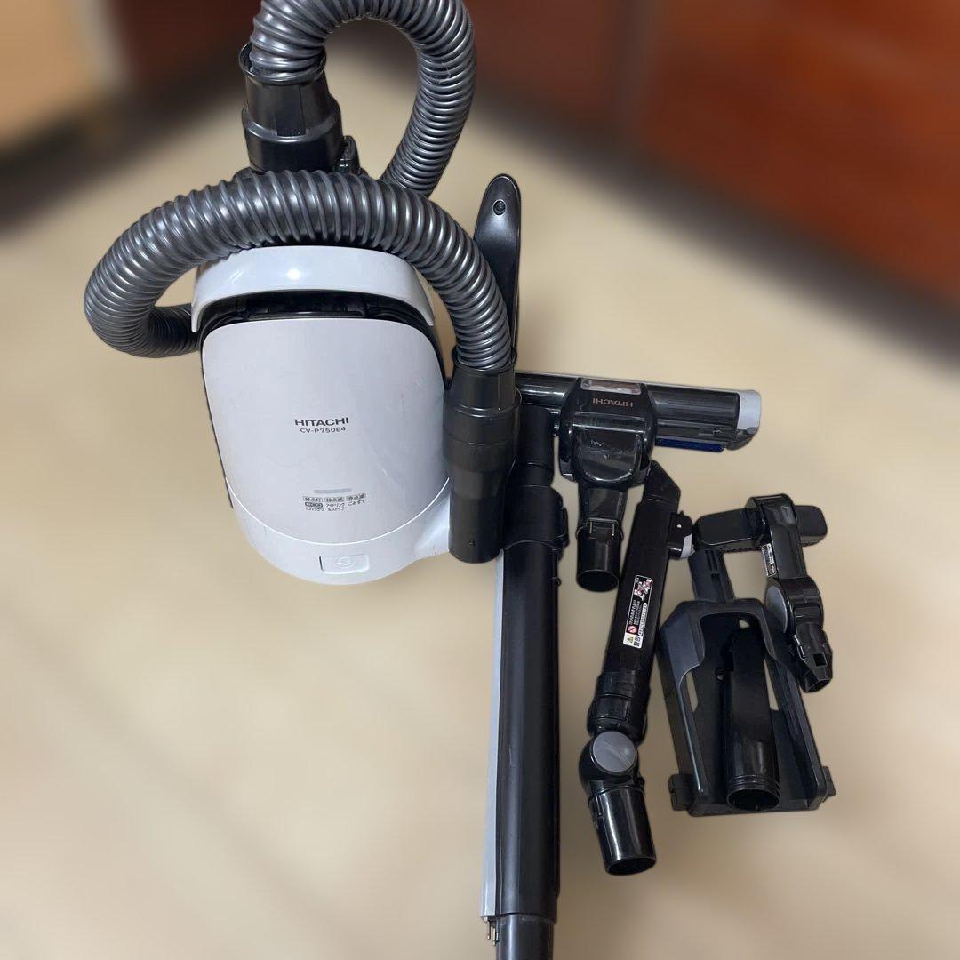 日立 掃除機 CV-P750E4 紙パック式 HITACHI 2017年　動作◎