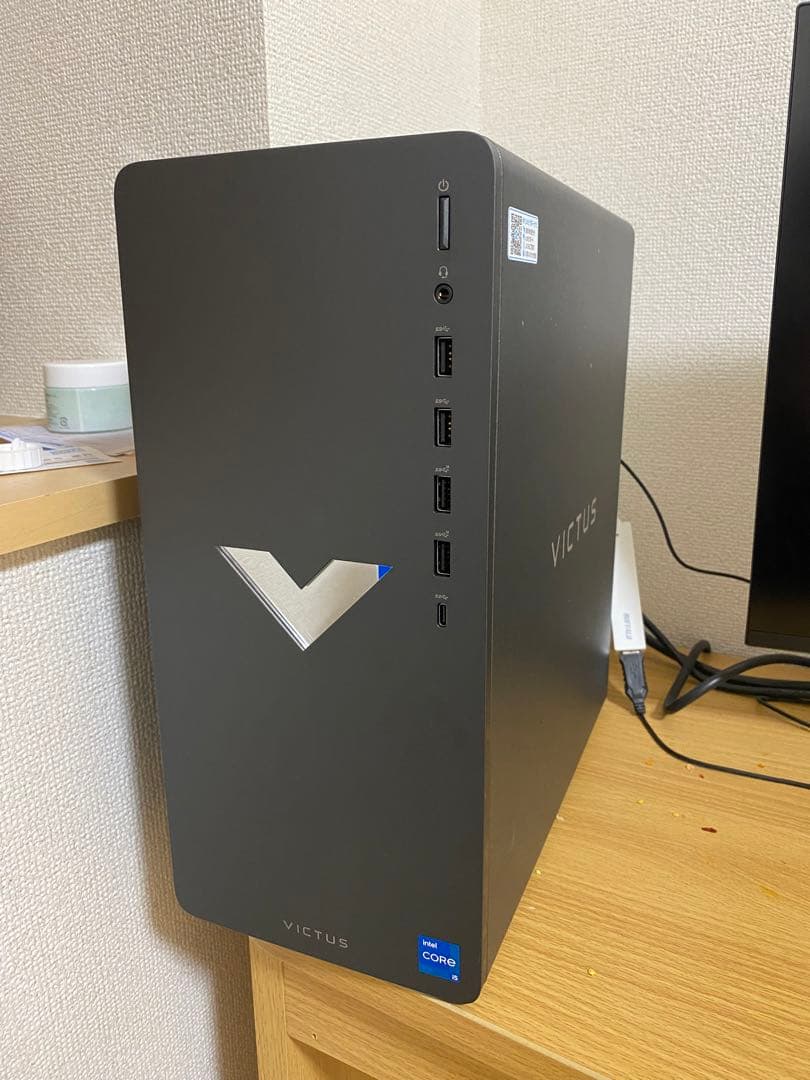 Dell ディスプレイ & HP Victus PC セット