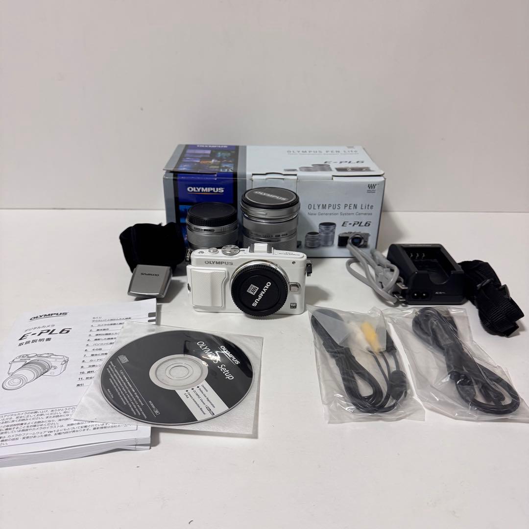 極美品 OLYMPUS PEN Lite E-PL6 ダブルズームキット