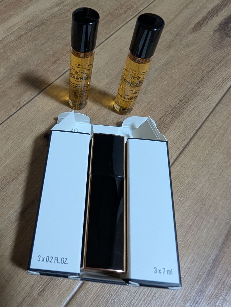 シャネルNo.5 オードゥパルファム ミニツィスト&スプレー 3×7ml