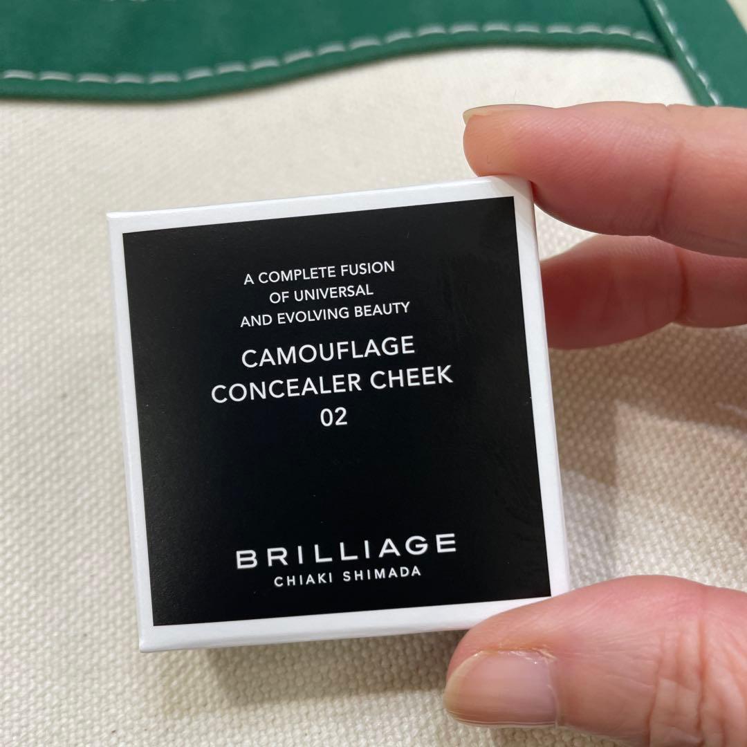 新品未使用　BRILLIAGE カモフラージュ　コンシーラーチーク　 02