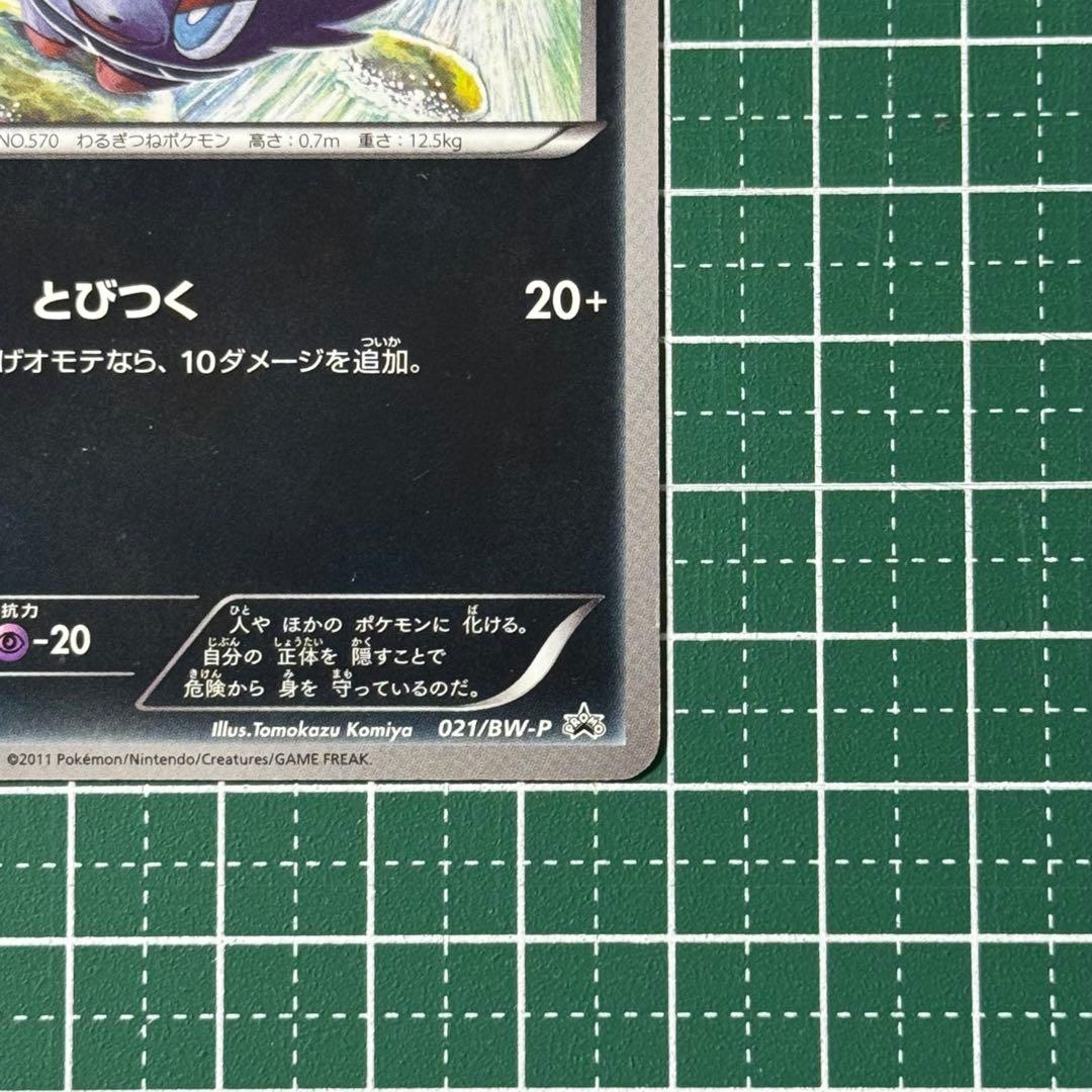 ゾロア PROMO BW-Pプロモカード 021/BW-P