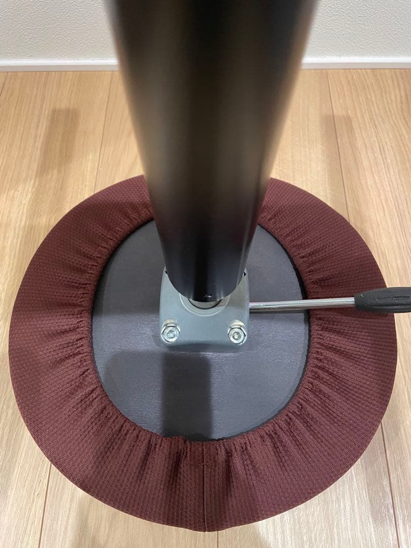 バランスシナジー（ラウンド型）（ボルドーの専用座面カバー付）