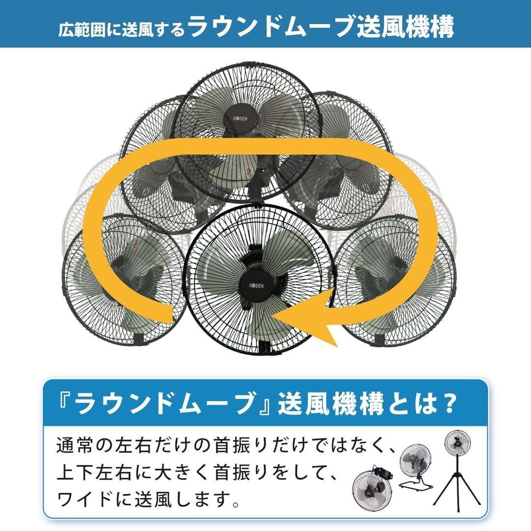 広電 工業扇 工場扇 業務用扇風機 25cm CFF253DMA-AZ