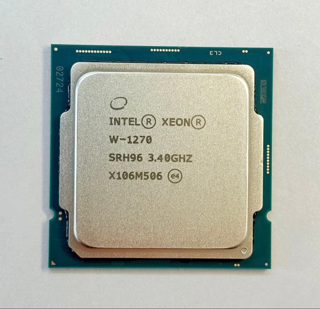 高性能CPU★動作確認済み★Intel Xeon W-1270★W480チップ用