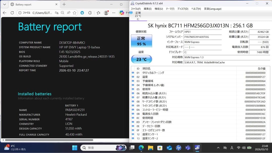 HP EliteBook 830 G8 メモリ16GB／オフィス2024