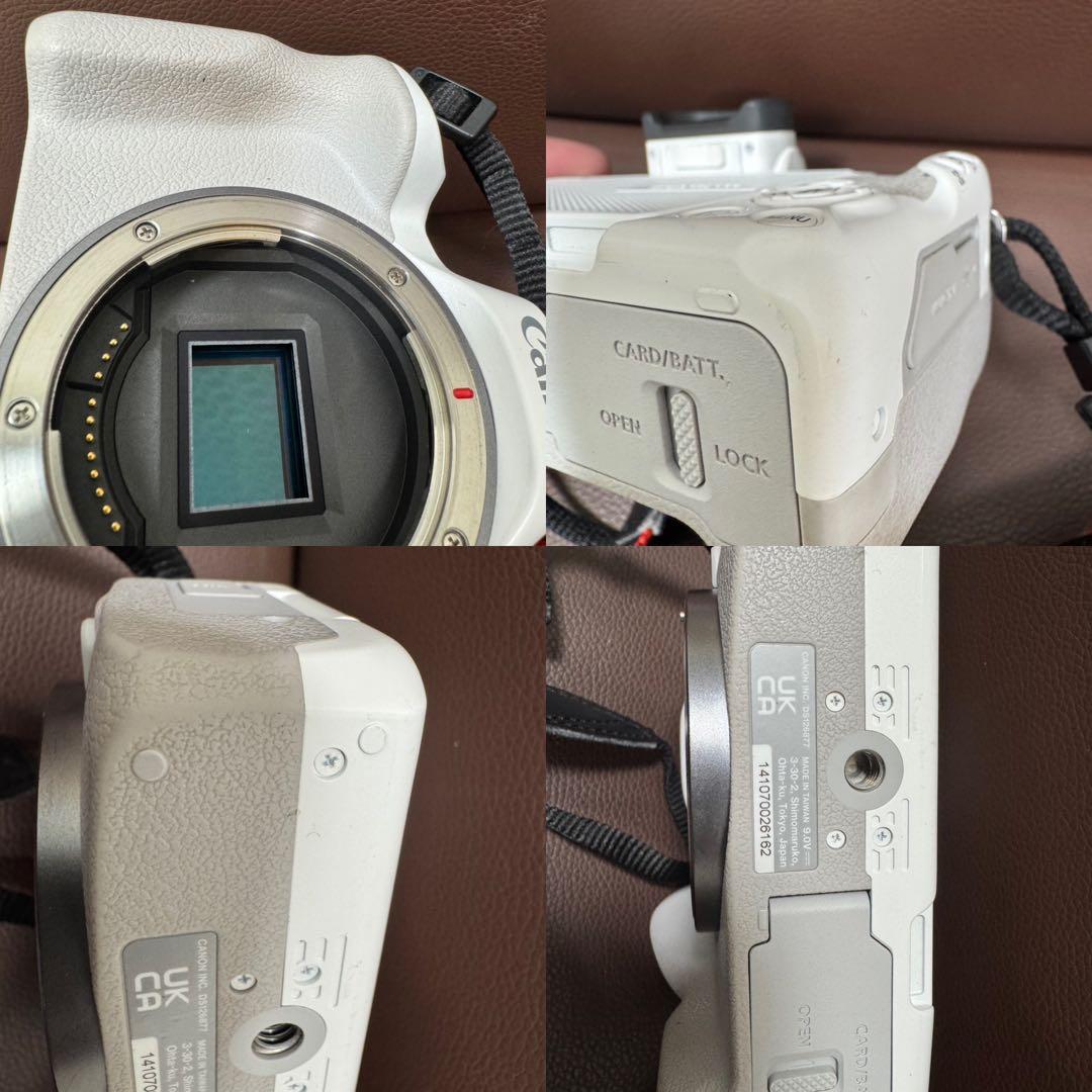 Canon EOS R50ホワイト ズームレンズキット　RF50㎜f1.8付き