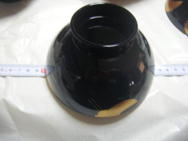 特選漆器 竹峯 御吸椀揃 （お椀5個入り）・画像で判断下さい