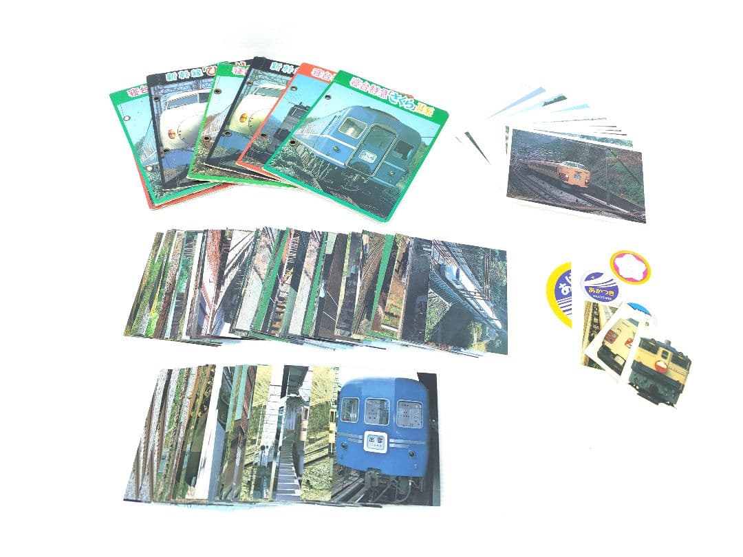 昭和レトロ　鉄道カード　トレカ　ブルートレインカード　ロッテ　ステッカー