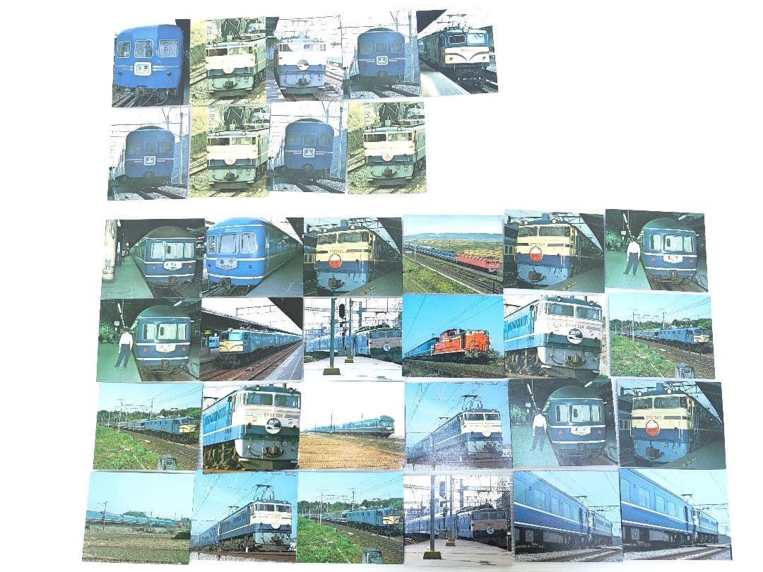 昭和レトロ　鉄道カード　トレカ　ブルートレインカード　ロッテ　ステッカー