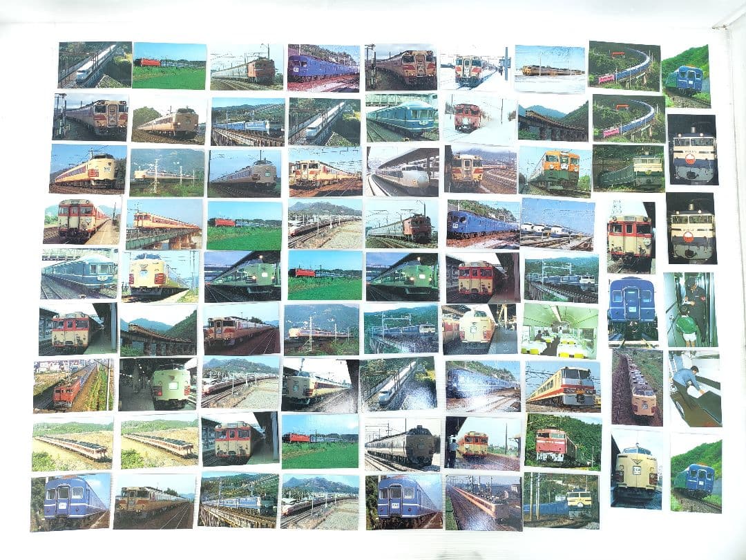 昭和レトロ　鉄道カード　トレカ　ブルートレインカード　ロッテ　ステッカー