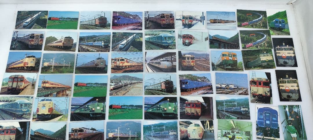 昭和レトロ　鉄道カード　トレカ　ブルートレインカード　ロッテ　ステッカー