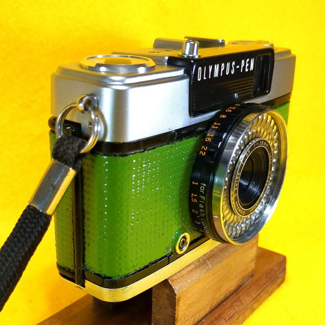 ♦メンテ済完動品♦オリンパスOlYMPUS PEN EE-3♦赤ベロ快調