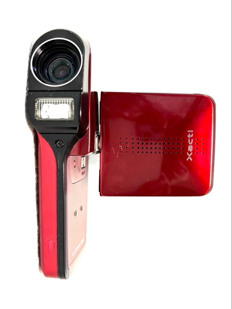 【完動品 美品】SANYO Xacti DMX-C6 レッド ムービーカメラ