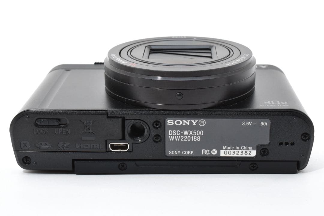 【極美品】 ソニー SONY DSC-WX500 コンパクトデジタルカメラ 黒