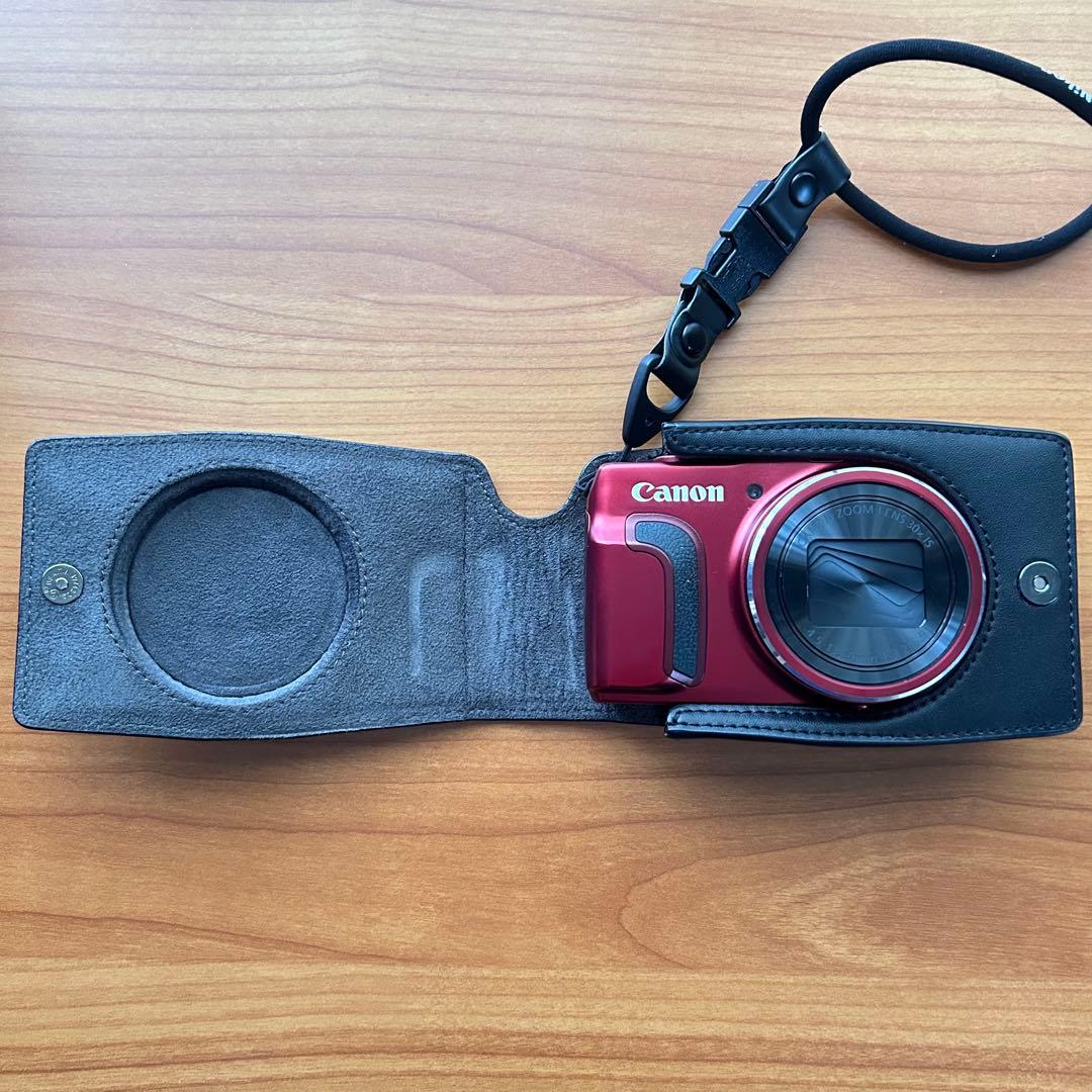 【美品】 Canon PowerShot SX710 HS レッド赤　純正ケース
