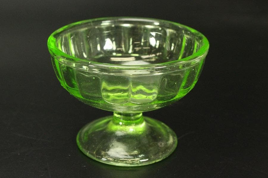 レトロ ガラス 氷カップ 六個 まとめて 大正-昭和(ZE850)