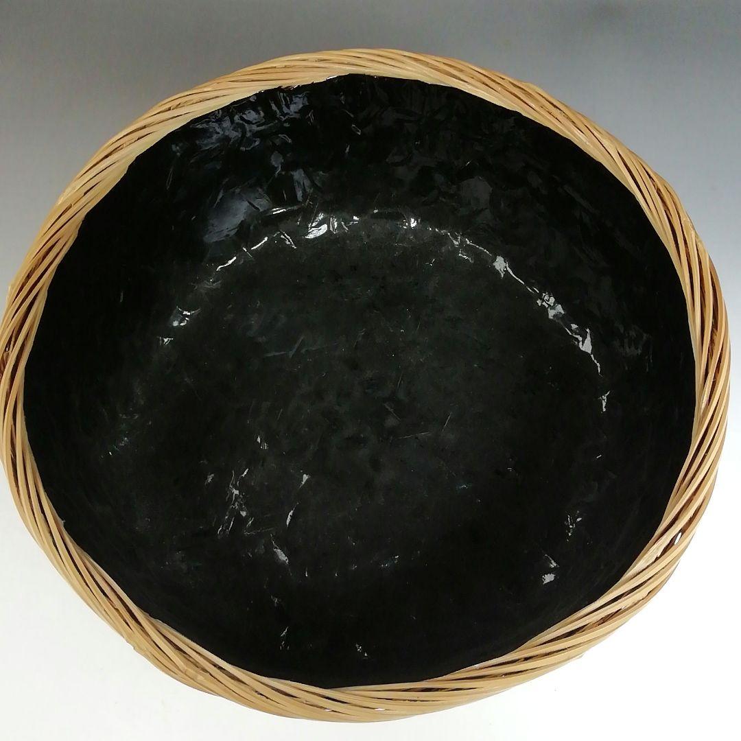 Ｗ３９１　炭斗　『又妙斎好　唐筆籠炭斗』『一双』　共箱　炭道具　茶道具