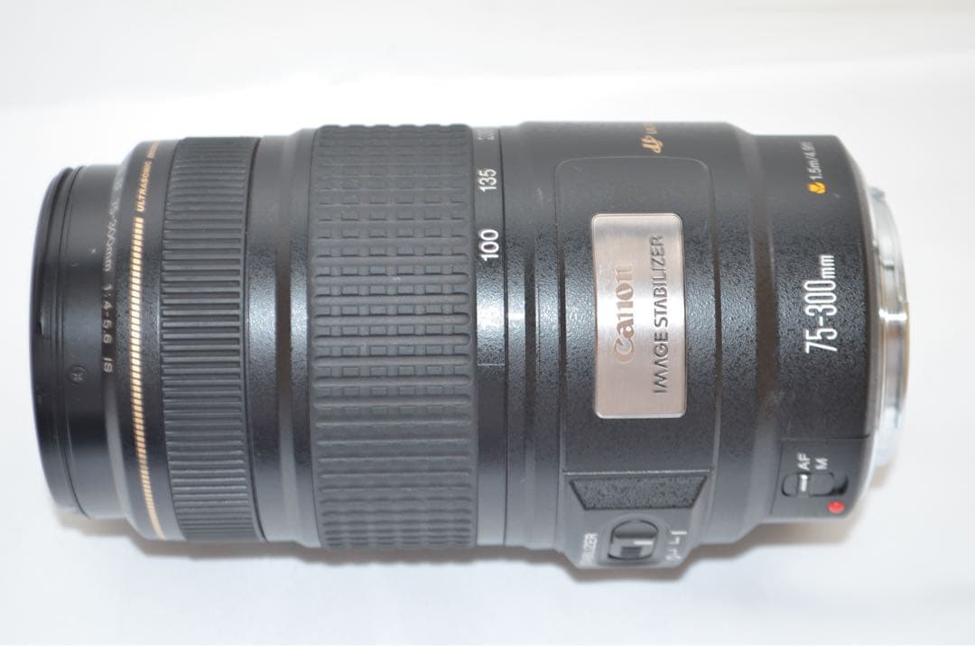 Canon EF 75-300mm IS USM☆望遠レンズ☆フィルター付