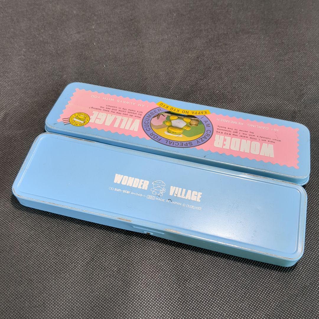 昭和レトロ LET'S CHAT セキグチ キューキュー ペンギン 缶ペンケース