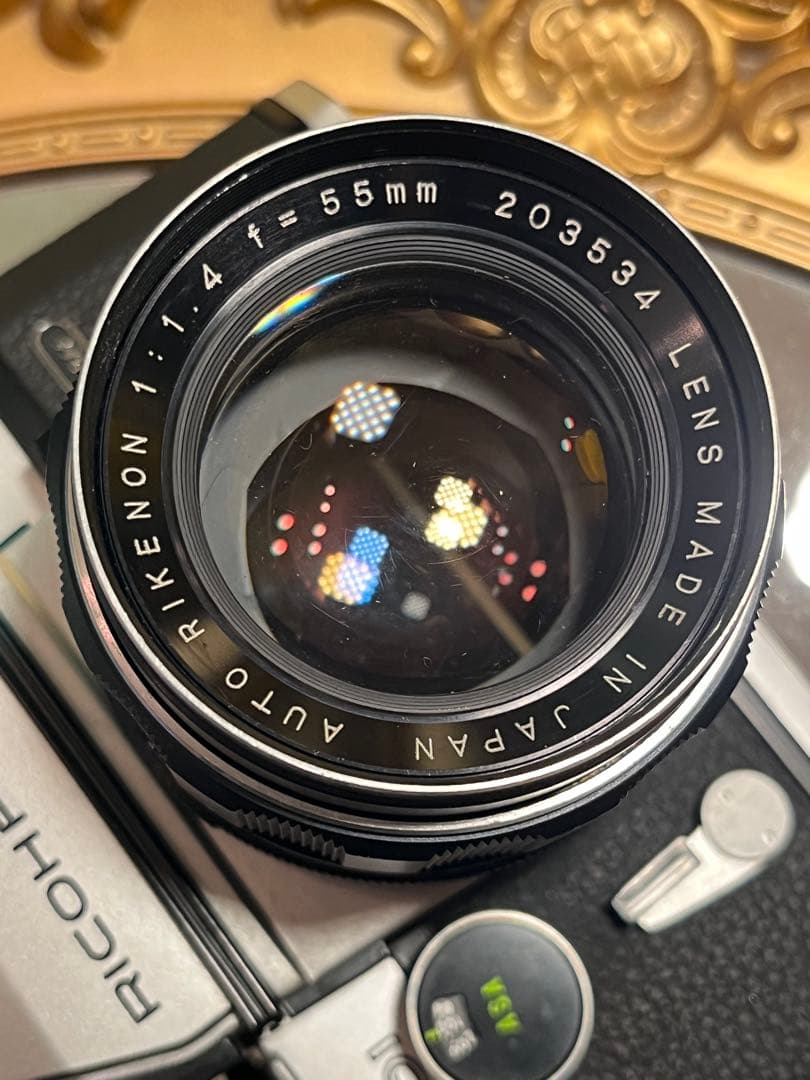 美品 RICOH TLS 401 シルバー ＋ 富岡光学製 55mm F1.4