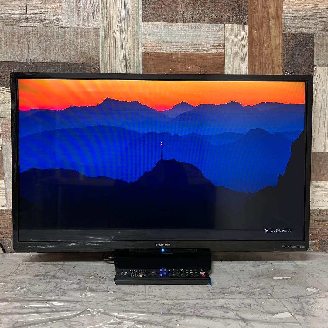 全国送料込❣️フナイ32型地デジBS CSチューナー内蔵見ながら録画機能付テレビ
