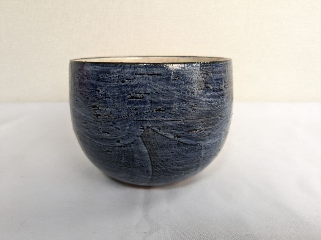 陶あん 清水焼 京焼 色絵付け お茶茶碗 1客