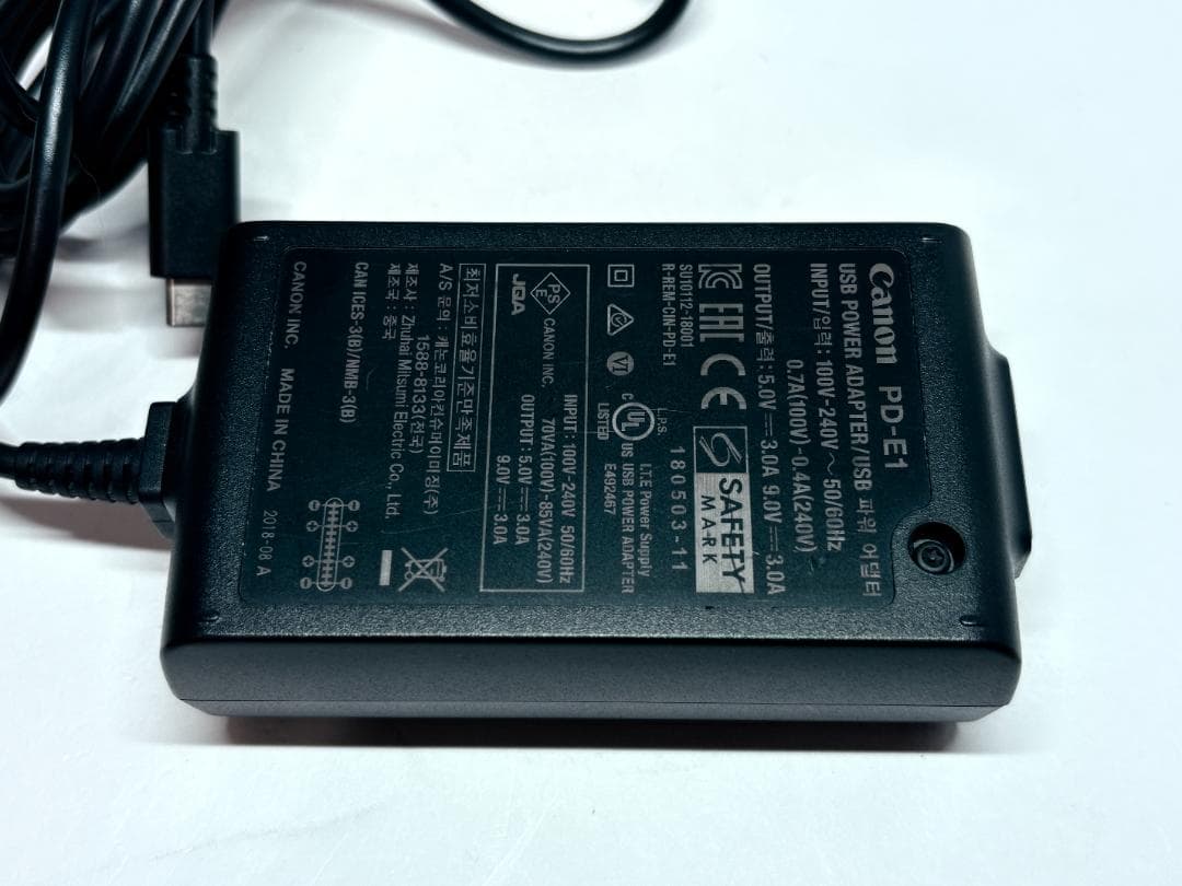 キヤノン USBパワーアダプターPD-E1