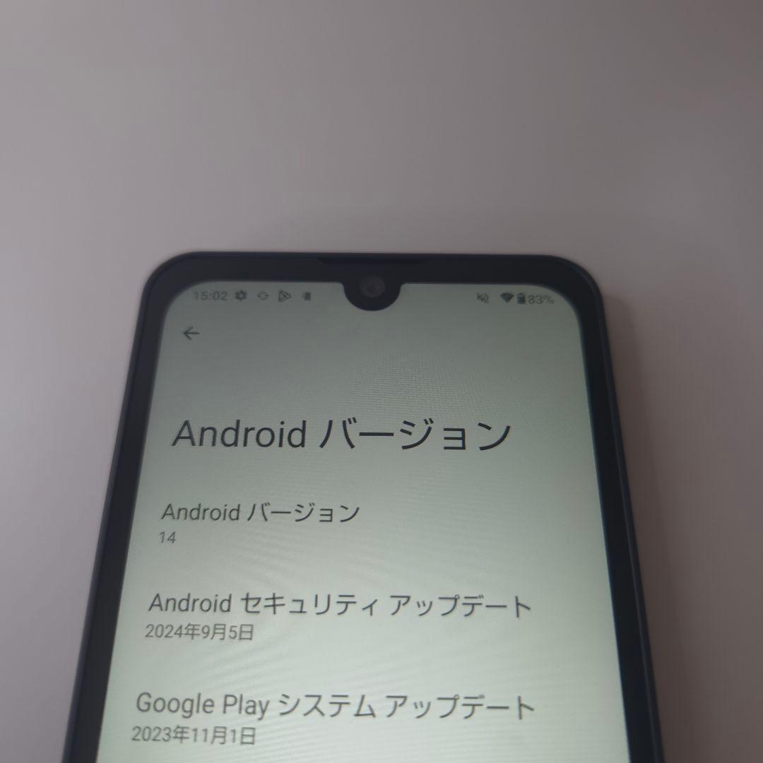 AQUOS wish3 アンドロイド14 シムフリー アクオススマホ本体764