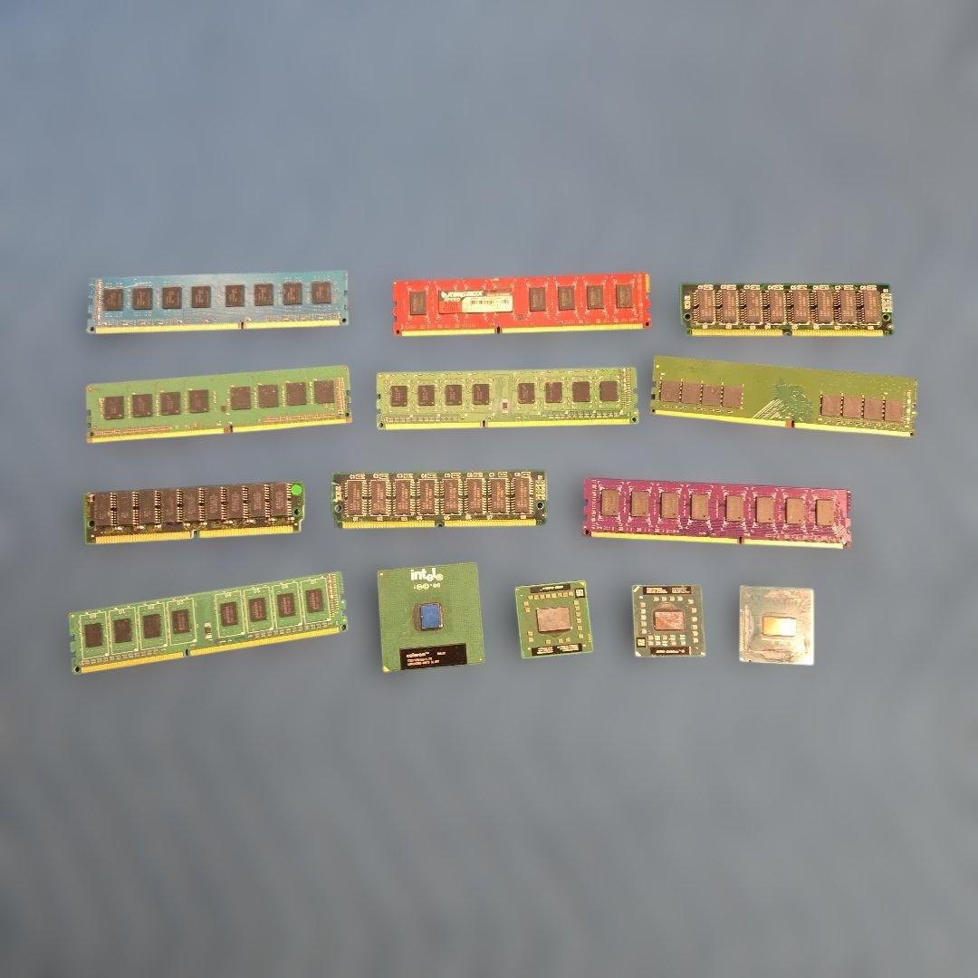 都市鉱山　PC.MB・HDD基板・CPU・メモリー・ガラ携基板、ジャンク金ぴか