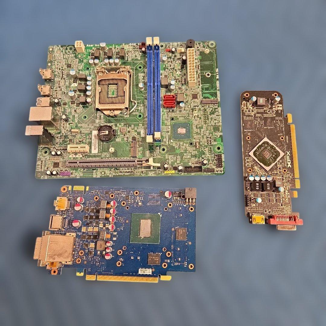 都市鉱山　PC.MB・HDD基板・CPU・メモリー・ガラ携基板、ジャンク金ぴか