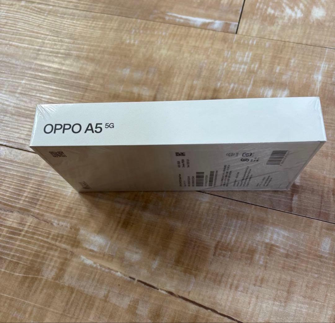 【未開封】本体OPPO A５ 5G 　ホワイト　128GB　SIMフリー