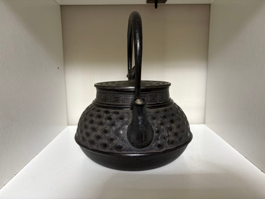 正寿堂 鉄瓶 未使用保管品 共箱・しおり付】