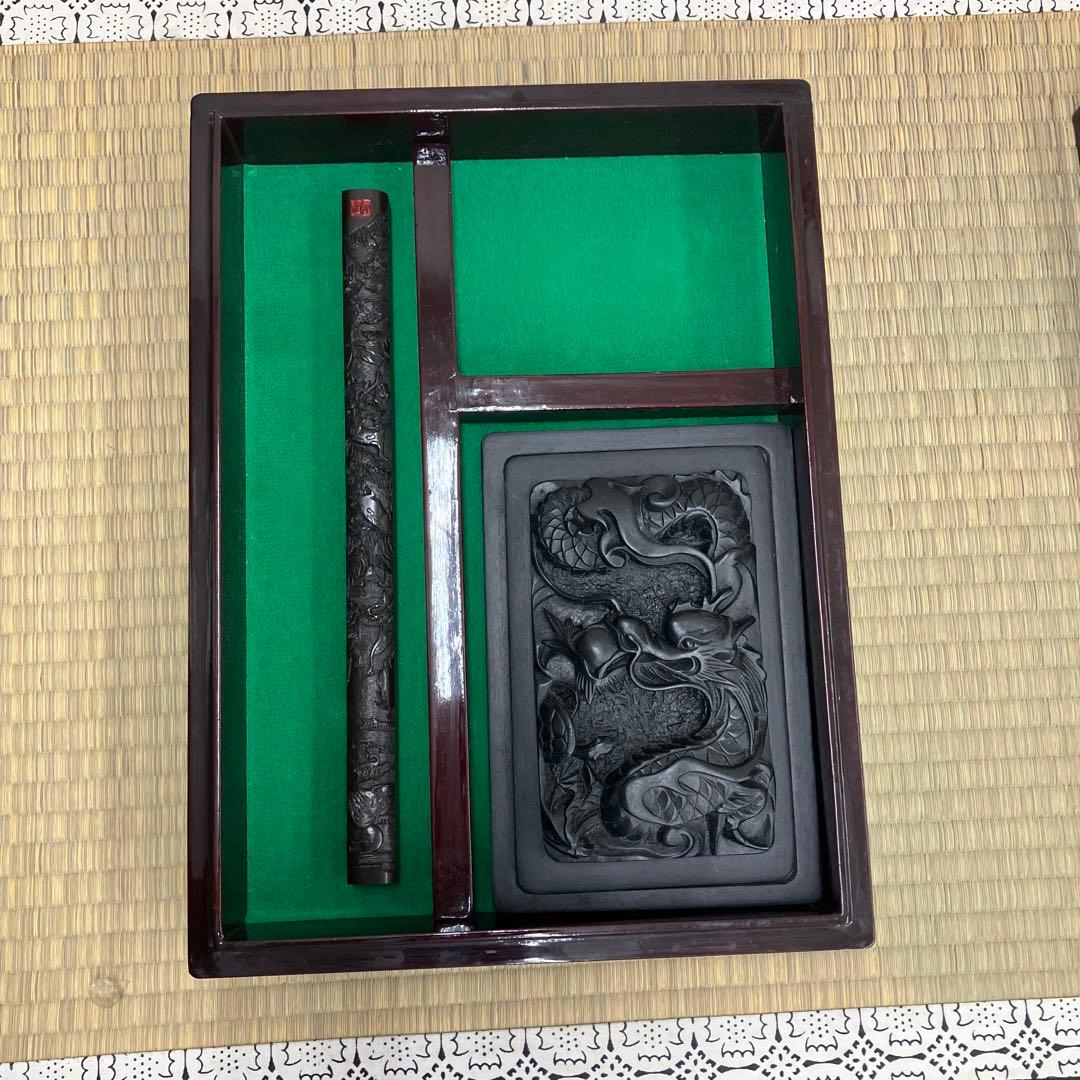 硯箱　硯　文鎮のセット