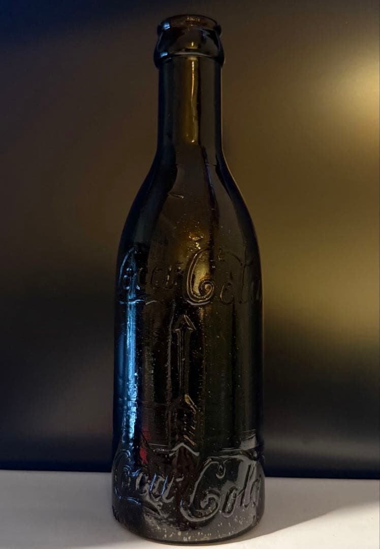 G4 秘蔵品 1910年代 コカコーラ ボトル \"DARK AMBER\" 瓶