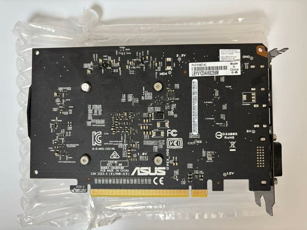 花*子様 ASUS NVIDIA GeForce GTX1050TI 4GB