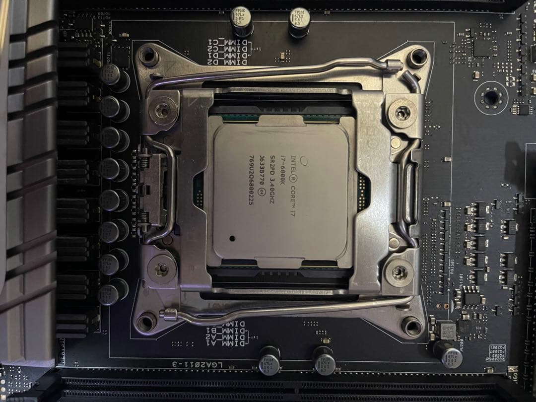 ASUS X99-A II マザーボード + i7-6800K CPU セット