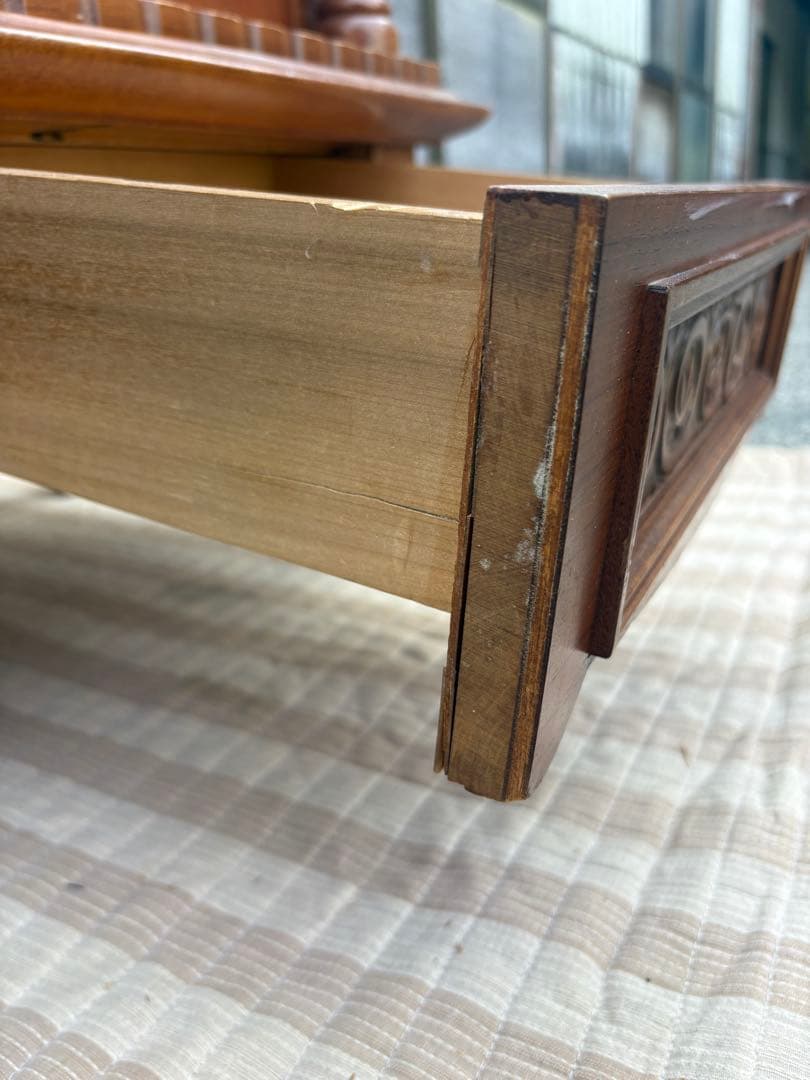 日家工芸 ヴィンテージ家具 木彫りキャビネット ヴィンテージ家具お好きな方必見