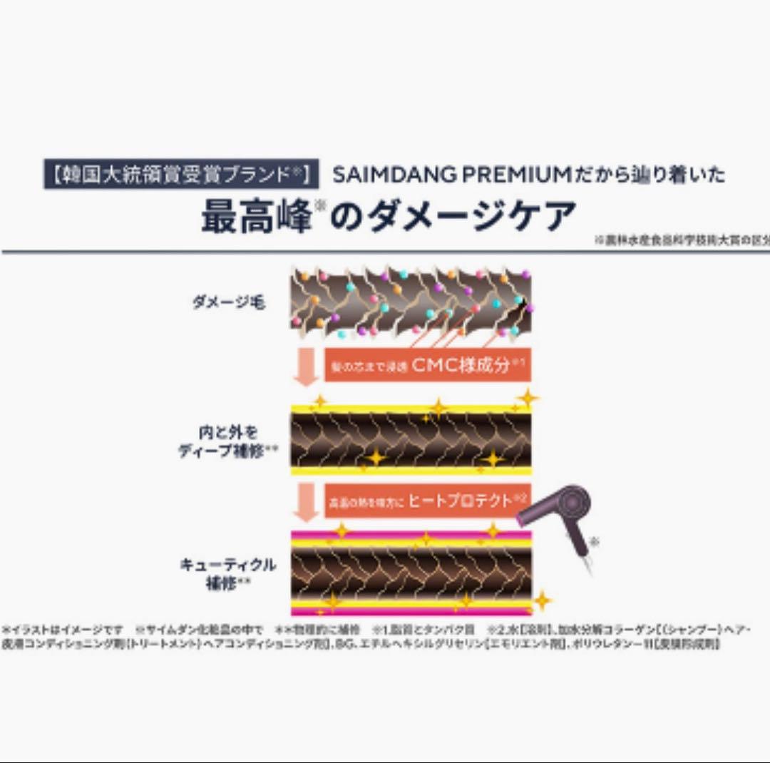 ￼サイムダンプレミアム スーパー STEM CMC ヘアケアセット4点