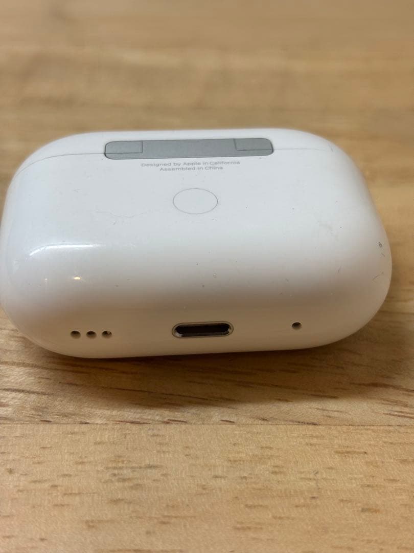 AirPods Pro2ケースLightning充電ポート ホワイト